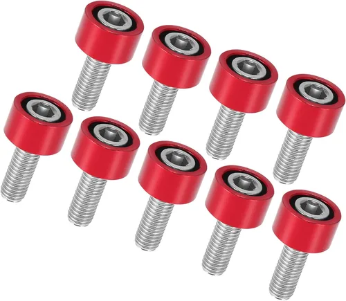 Miniatura 7 de Motoforti Pernos de arandelas de copa colector de escape M8x1.25, pernos de copa de cabezal de escape de carreras de motores, para Acura NSX