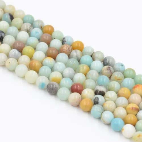Miniatura 41 de 6mm Cuentas Redondas de Granate para Hacer Joyería DIY, Poder Curativo de Cristal, Piedras Preciosas Sueltas para Hacer Pulseras y Collares, Hilo