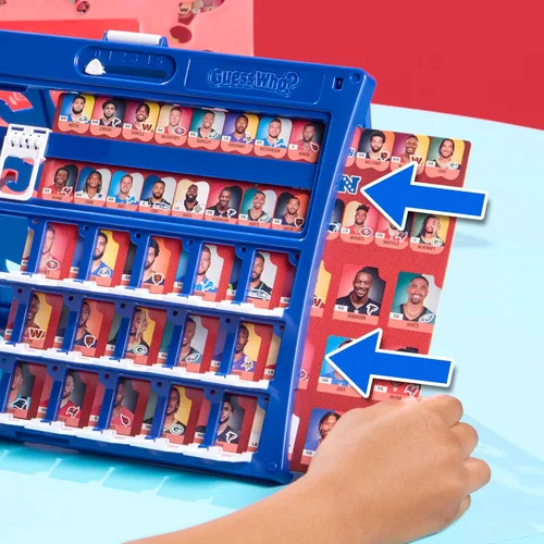 Miniatura 7 de Adivina quién? Juego de mesa edición NFL Juego de mesa NFL oficialmente licenciado para niños y familias A partir de 6 años 2 jugadores 15