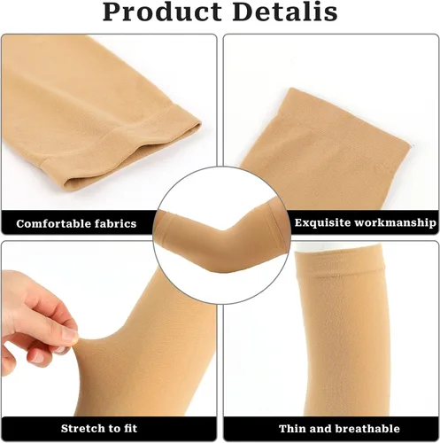 Miniatura 3 de 2 pares de fundas para tatuajes de antebrazo para mujeres y hombres (nudo, 7.9 x 3.9 pulgadas)