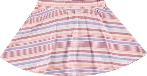 Miniatura 2 de BTween Paquete de 3 faldas pantalón corto para niñas, faldas de scooter para niños, falda en capas con estampados florales, sólidos, teñido anudado