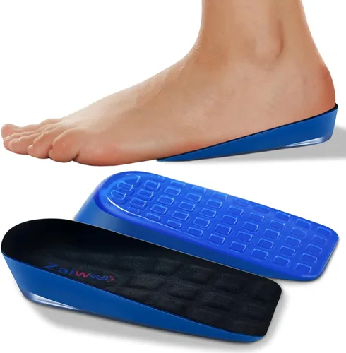 Almohadillas de talón para zapatos, copas de talón de gel para aliviar el dolor en el talón, absorción de golpes para aliviar las molestias en el