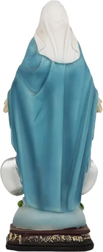 Miniatura 2 de Virgen La Milagrosa - Figura católica de resina de 8" La Milagrosa