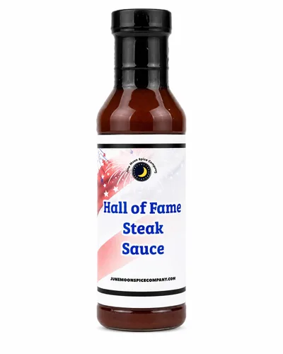 Salsa de filete premium | Salón de la Fama | Sin grasa | Sin grasa saturada | Sin colesterol | Fabricado en pequeños lotes con especias frescas de