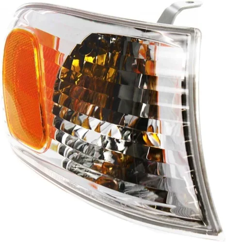 I-MATCH AUTO PARTS Luz de señal delantera derecha del lado del pasajero Esquina de montaje de Fender ámbar y lente transparente para Toyota Corolla