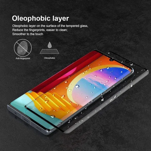 Miniatura 4 de [ Paquete de 3 protectores de pantalla para LG Velvet/LG Velvet 5G, vidrio templado, resistente a los arañazos, sin burbujas, antihuellas, dureza 9H