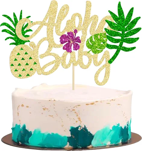 Miniatura 7 de Gyufise 10 piezas de plástico verde palmera cocos cupcakes toppers miniatura figuras de palmera decoraciones para pasteles para micro acuario