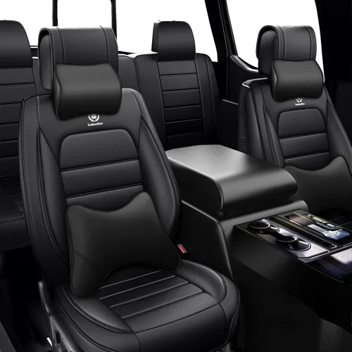 Miniatura 9 de Cubiertas de asiento ILMO para camiones 2009-2026 F150, 2011-2026 F250 F350 XL XLT Super Duty Crew Cab Lariat King Ranch Platinum, protectores