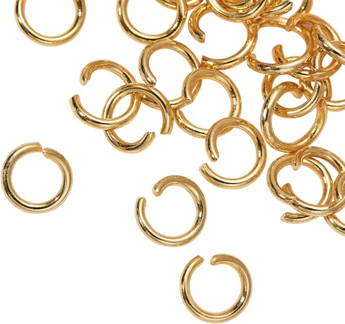 Miniatura 8 de DanLingJewelry 1000 anillos de salto abiertos de acero inoxidable 304 calibre 17 de 0.394 in para hacer joyas, conectores de joyería, encontrar