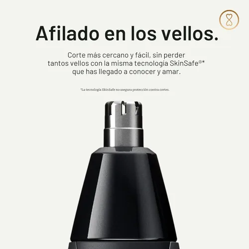 Miniatura 4 de MANSCAPED® The Weed Whacker® 2.0 Cortadora eléctrica de vello nasal y de orejas – Herramienta de precisión de 7,000 RPM con batería recargable, uso