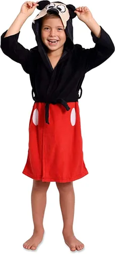 Miniatura 2 de Disney Bata de felpa Mickey Mouse Luxe para niños pequeños