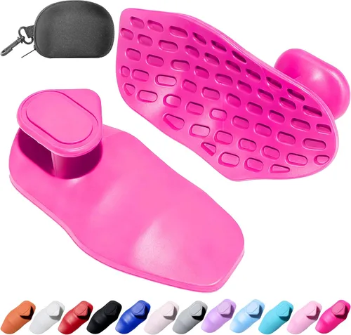 Miniatura 22 de Agarres de silicona para levantamiento de pesas, guantes de entrenamiento alternativos para hombres, agarre antideslizante para entrenamiento