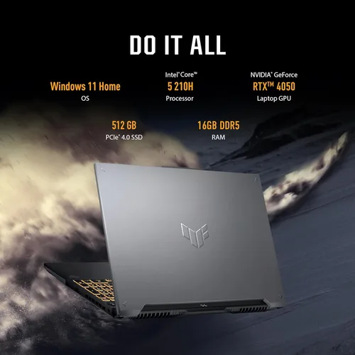 Miniatura 5 de ASUS TUF Gaming F16 - Laptop para juegos, pantalla IPS FHD+ de 16” 144 Hz, nivel 16:10, Intel® Core™ 5 210H, NVIDIA® GeForce RTX™ 4050, 16 GB DDR5