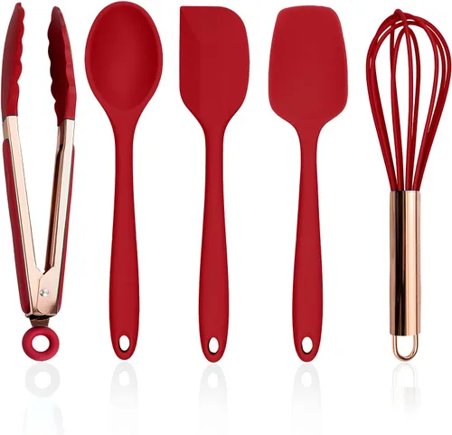 Miniatura 15 de COOK WITH COLOR Juego de utensilios de cocina de silicona, juego de utensilios de cocina, utensilios de cocina de silicona fáciles de limpiar