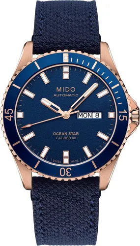 MIDO Ocean Star 200 - Swiss Automatic Watch for Men - 42.5mm Stainless Steel Case - Day/Date Calendar - Rotating Bezel - 200m Water Resistance