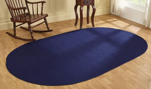 Miniatura 12 de La colección Better Trends Alpine Braid es una alfombra reversible para interiores duradera y resistente a las manchas 100% polipropileno