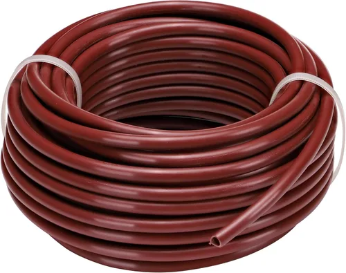 Raindrip R251DT Tubo de suministro de riego por goteo de 1/4 de pulgada, 50 pies, 1/4 pulgadas x 50 pies, para goteros de riego, emisores de goteo,