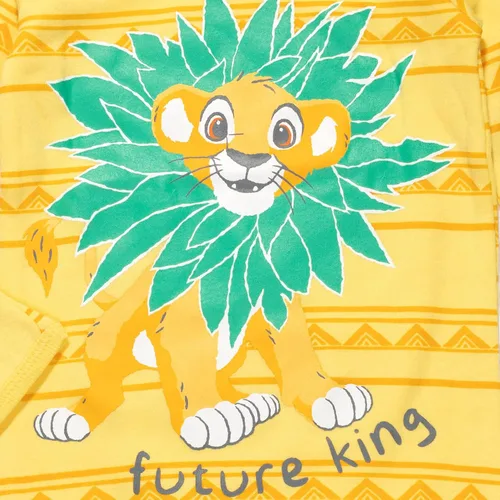 Miniatura 6 de Disney Paquete de 3 vestidos de cama de manga larga para bebé Lion King Simba