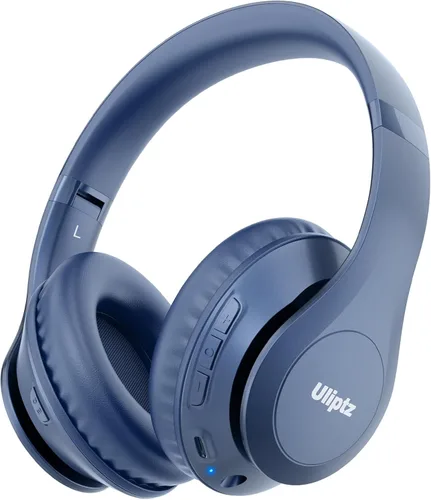 Miniatura 12 de Uliptz Auriculares Bluetooth inalámbricos, tiempo de reproducción de 65 horas, 6 modos de sonido EQ, auriculares estéreo de alta fidelidad sobre