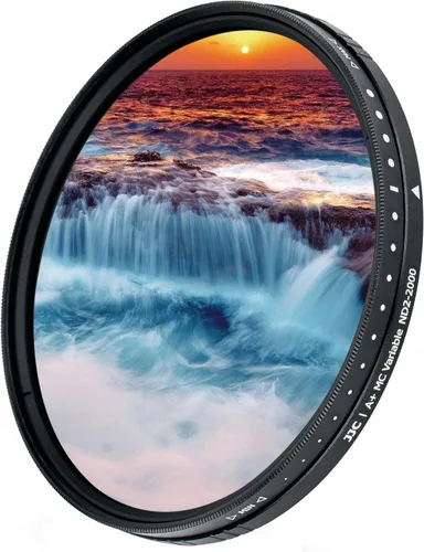 JJC 40,5 mm Filtro ND ND2-2000 VND Filtro de densidad neutra variable ajustable para Sony ZV-E10 II ZVE10 A7CII A7C ZV-E1 ZVE1 ZV-1F A6400 A6300