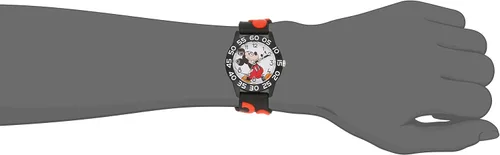 Miniatura 2 de Disney Mickey Mouse - Reloj analógico de cuarzo 3D para niños, Negro