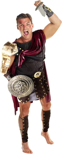 Miniatura 3 de Morph Mens Brown Roman Armor Gladiator Adults Roman Costume Roman Soldier Costume Adult