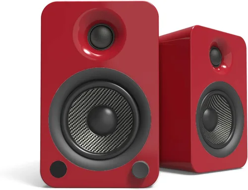 Miniatura 10 de Kanto YU4GB Altavoces alimentados con Bluetooth y preamplificador phono incorporado Apagado y encendido automáticos Control remoto incluido