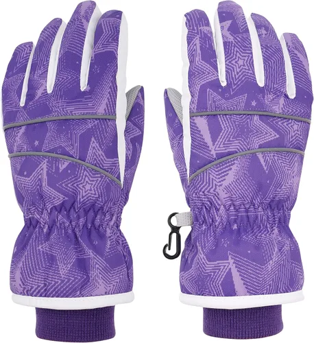 Miniatura 2 de SimpliKids Guantes de esquí y snowboard impermeables para niña