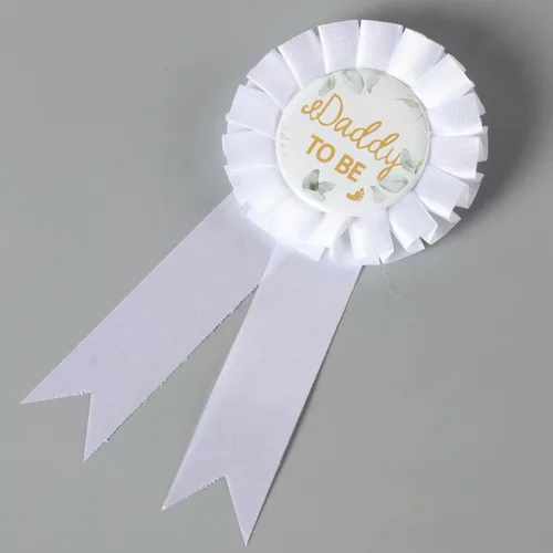 Miniatura 8 de PATTICARRY - Juego de pines para mamá y papá para ser – Decoraciones de eucalipto para baby shower, banda bohemia dorada para baby shower, banda