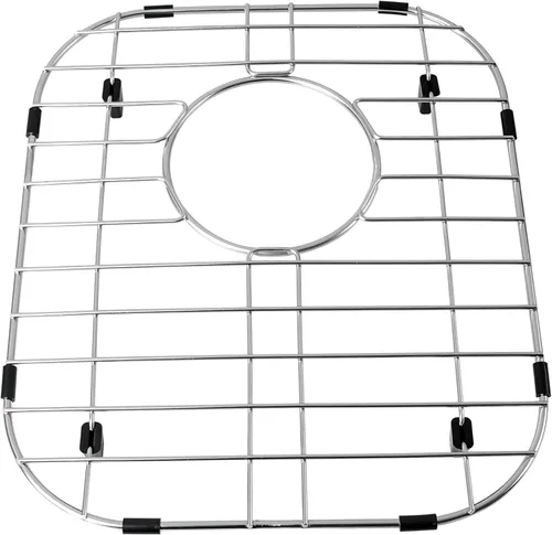 Miniatura 14 de Rejilla de fregadero de cocina y protectores de fregadero, rejillas de fregadero de acero inoxidable para la parte inferior de los fregaderos