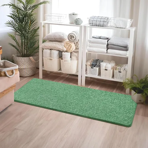 Miniatura 6 de Chicrug Alfombras Modernas de 2x8 Pies para Dormitorio y Sala de Estar, Alfombra de Pasillo de Espuma Viscoelástica de Pelo Bajo para Entrada