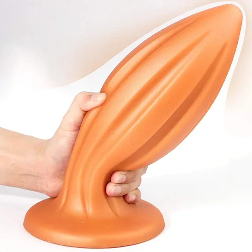 Miniatura 3 de Tapón anal de silicona líquida Ultral Soft Big Butt Plug dilatador de ano Masaje de próstata para experiencia avanzada Hombres Mujeres (XL)