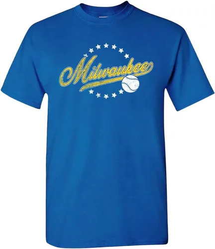 Miniatura 38 de Camiseta de hombre estilo vintage del equipo para aficionados al béisbol Texas - Camisa Royal