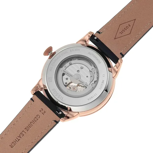 Miniatura 6 de Fossil - Reloj de pulsera automático y mecánico de estilo Townsman en acero inoxidable para hombre