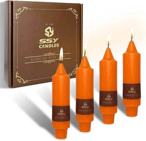 Miniatura 30 de Candelabros de Velas Cónicas Negras, Velas Cónicas Cortas de 5 pulgadas, Candelabros de Velas de Halloween Sin Goteo para Decoración de Navidad