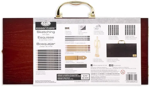 Miniatura 6 de Royal & Langnickel Estuche Premier de 40 piezas para artista de bocetos