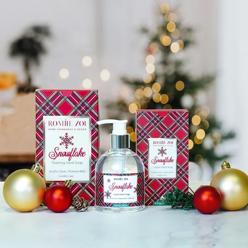 Miniatura 8 de ROMIIE ZOI Jabón líquido para manos de Navidad con caja de regalo - 260ml / 9 fl. Oz - Paquete de variedad de 3