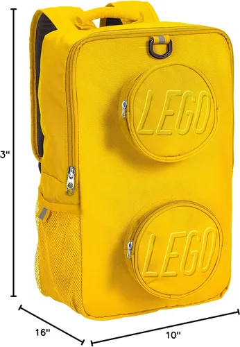 Miniatura 6 de LEGO Mochila de ladrillo Lego - equipaje de mano morado, Amarillo, Tamaño único