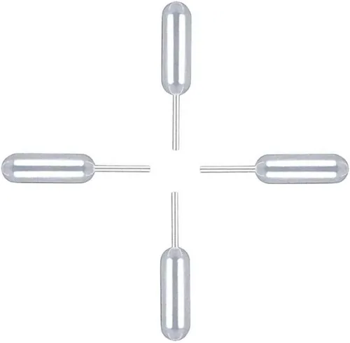 Miniatura 2 de Pipetas de plástico con cuentagotas de transferencia de 0.1 fl oz para cupcakes, 60