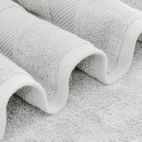 Miniatura 3 de Toallas de baño de lujo suaves White Classic - 650 GSM Toallas de baño de algodón de lujo extra grandes 35x70 Altamente absorbentes y de secado