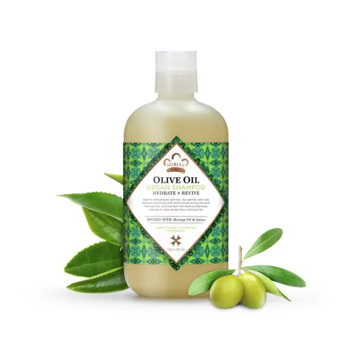 Miniatura 4 de Nubian Heritage Champú para cabello seco Aceite de Oliva Hidratar y Revivir 12 oz