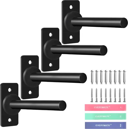 EVERYMATE Soporte para placas de peso, soporte de placa de peso de montaje en pared para placas de parachoques, capacidad máxima de peso de 330