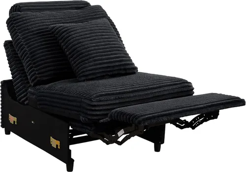 Miniatura 53 de ORRD Consola de almacenamiento multifuncional con soportes dobles para tazas, mesa, estación de carga USB para sofá modular seccional para sala