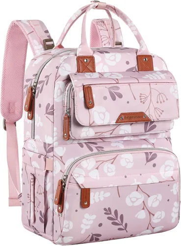 Miniatura 13 de Legestori Mochila para Pañales, Bolsa de Pañales para Bebé Niño, Bolsa de Pañales Unisex Grande para Mamá, Mochila Impermeable para Pañales de Viaje