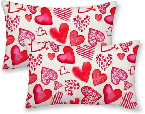 Miniatura 33 de AGAYNA Juego de 2 fundas de almohada decorativas con diseño de acuarela verde salvia para árbol de Navidad de 16 x 16 pulgadas, para sofá, invierno