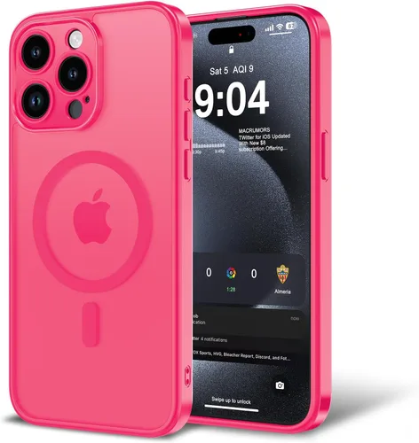 Miniatura 126 de Funda para iPhone 11 con protector de pantalla, compatible con MagSafe, ultra delgada, translúcida, mate, a prueba de golpes, color negro