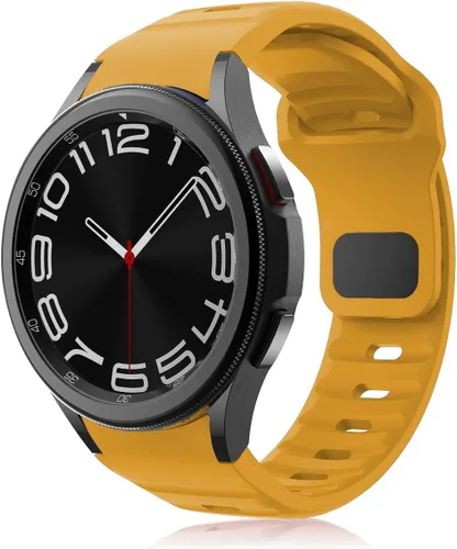 Miniatura 10 de Correa resistente sin huecos para Samsung Galaxy Watch Band 8 1.732 in 1.575 in/Galaxy Watch 8 Classic Band 1.811 in, correa deportiva de silicona