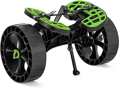 RAILBLAZA C-Tug - Carrito de kayak y canoa con ruedas todo terreno SandTrakz sin pinchazos, capacidad de carga de 300 libras con material reforzado