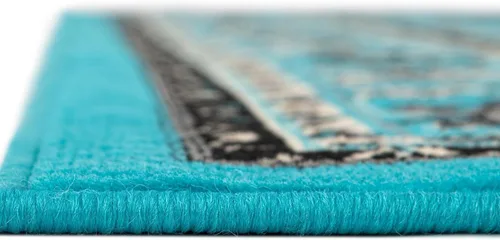 Miniatura 164 de Unique Loom Colección Sialk Hill - Alfombra de área Washington (3 pies 3 pulgadas x 5 pies 3 pulgadas, rectángulo, burdeos/crema)
