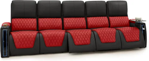 Miniatura 111 de Seatcraft Apex Zero-Gravity CoolZero - Asiento de cine en casa de cuero italiano, reposacabezas eléctrico, lumbar eléctrico, reclinable eléctrico